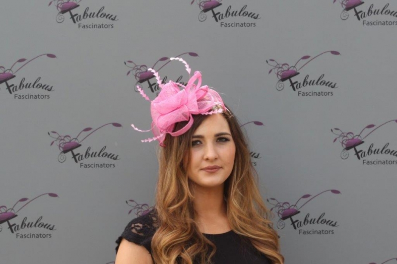 Lucy Pink fascinator