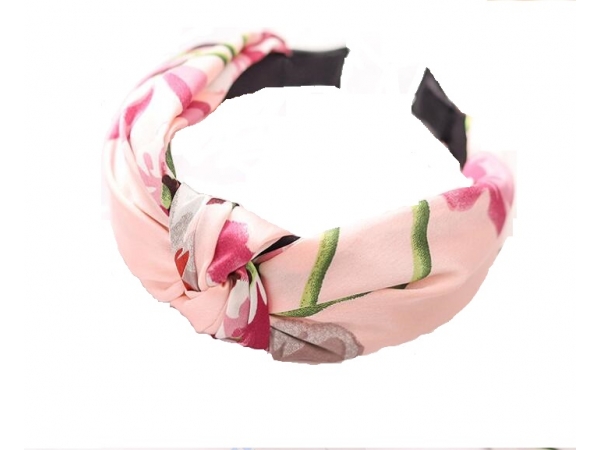 Floral Hair Band Pink