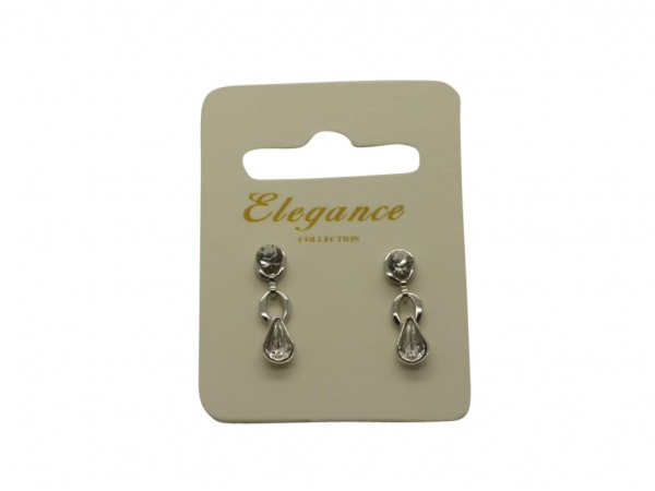 E161 Crystal drop earring