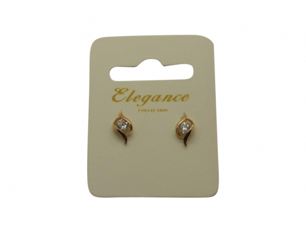E142g Gold C.Z. earring