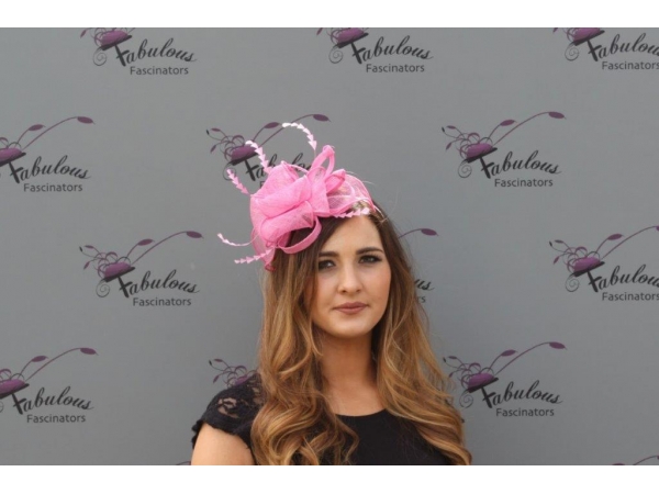 Lucy Pink fascinator