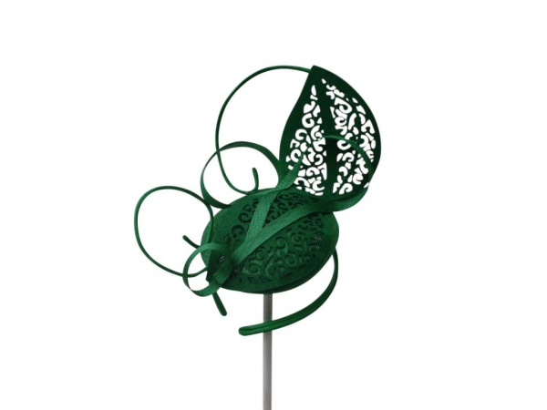 Lacey Green Fascinator.