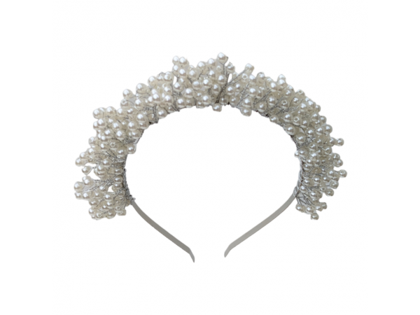 Silver Pearl Hairband